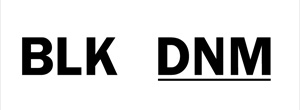 BLK DNM logo