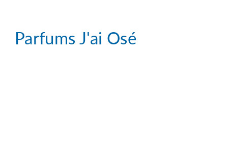 Parfums J'ai Osé logo