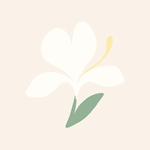 White Ginger Lily
